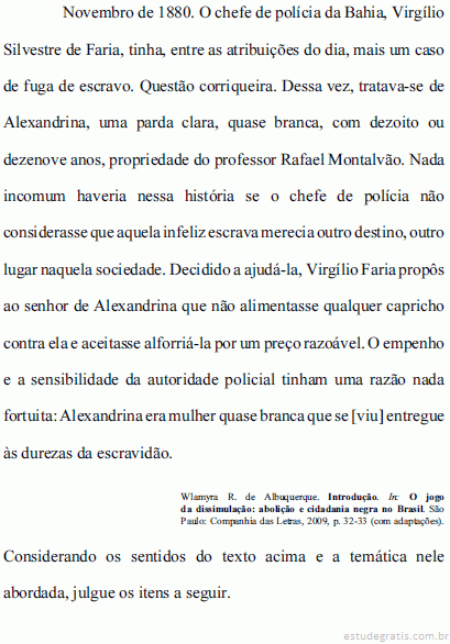 Imagem da questão