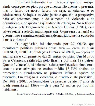 Imagem da questão